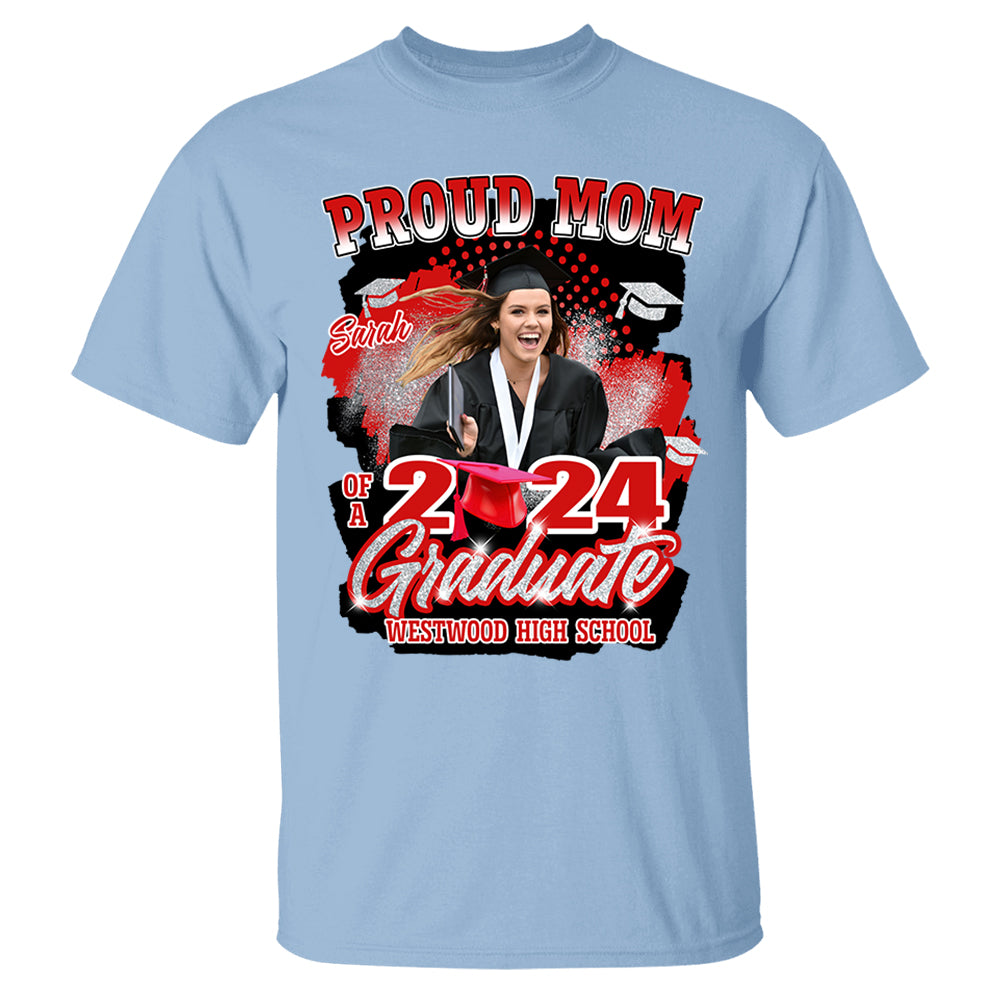 Personalized 2025 Graduate Shirt, Custom Photo For Family Member