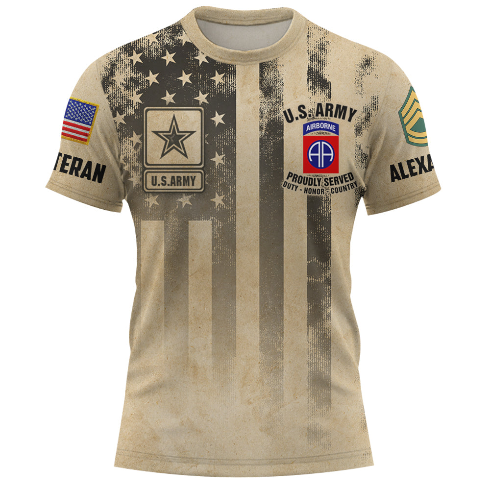 Personalized Shirt Just Because I'm Old Doesn't Mean You're Out Of Range Custom Shirt For Veteran K1702