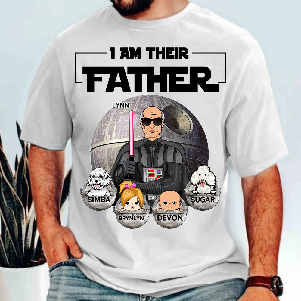 I Am Their Father - Custom Shirt With Kids Gift For Dad Mom