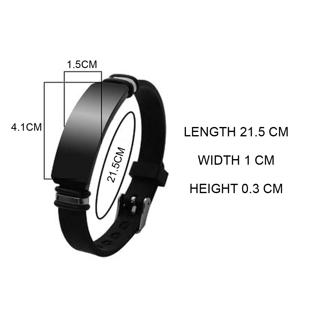 Personalized Police Bracelet, Custom Logo Name Bracelet For Police T1807