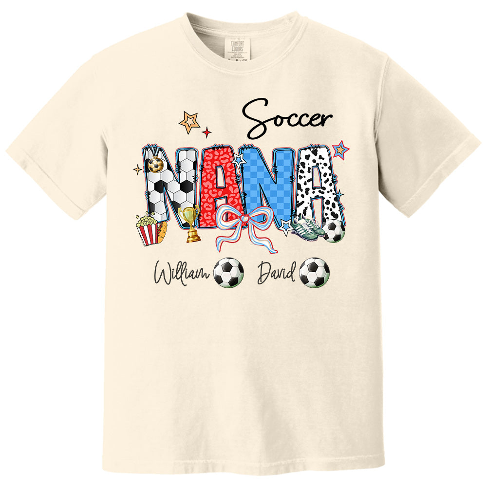 Soccer Mama - Personalized Shirt Gift For Grandma