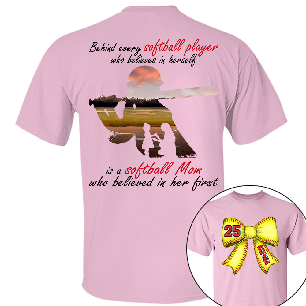 Softball Mom Shirt, Personalized Softball Shirt, Gift For Softball Lover A2110 Do99