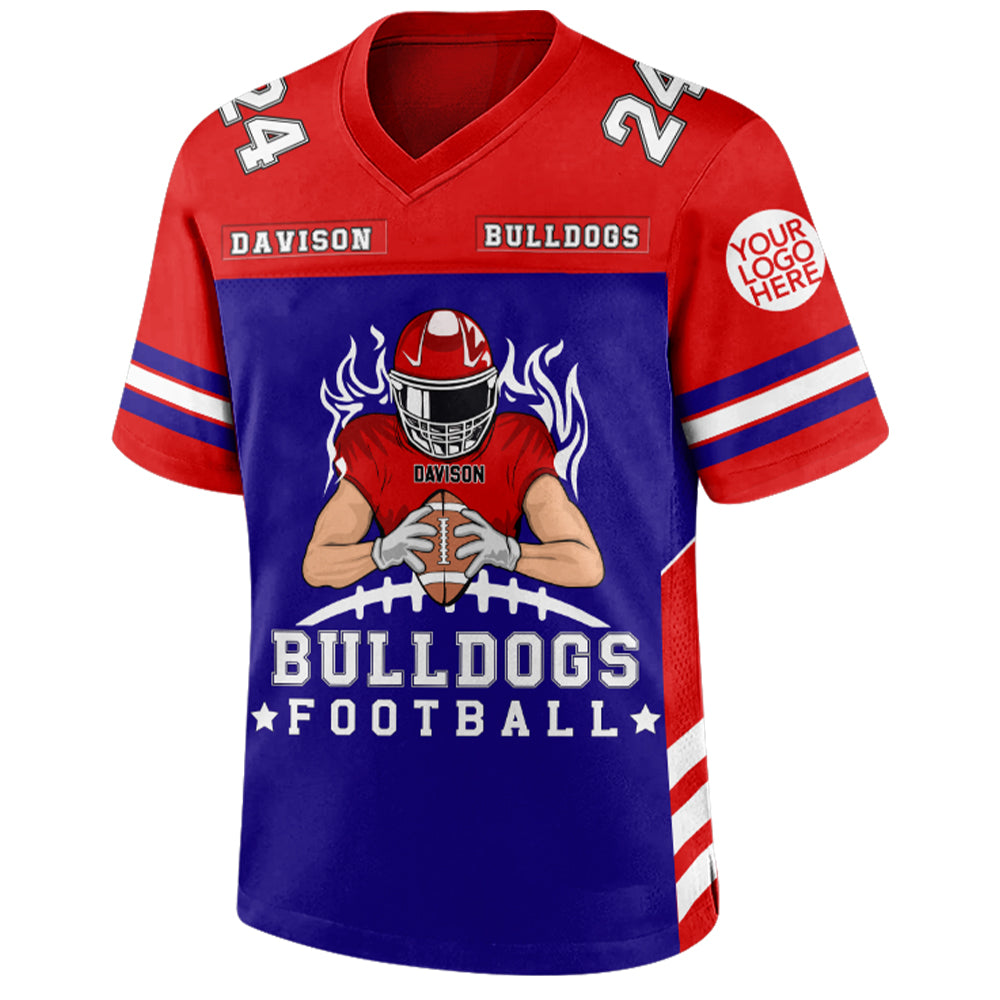 Custom American Football Team Football Jersey Gift For Football Lovers - Personalized Gift For Football Player