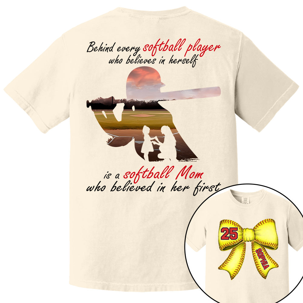Softball Mom Shirt, Personalized Softball Shirt, Gift For Softball Lover A2110 Do99