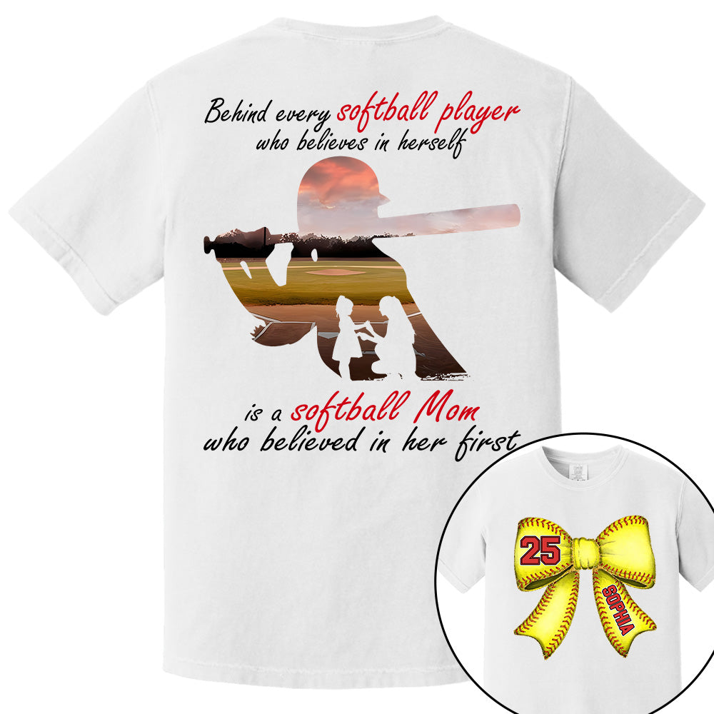 Softball Mom Shirt, Personalized Softball Shirt, Gift For Softball Lover A2110 Do99