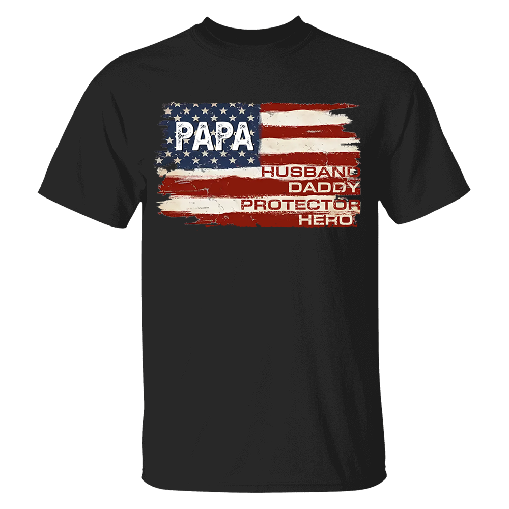 Proud To Be American, Personalized Shirt For Dad