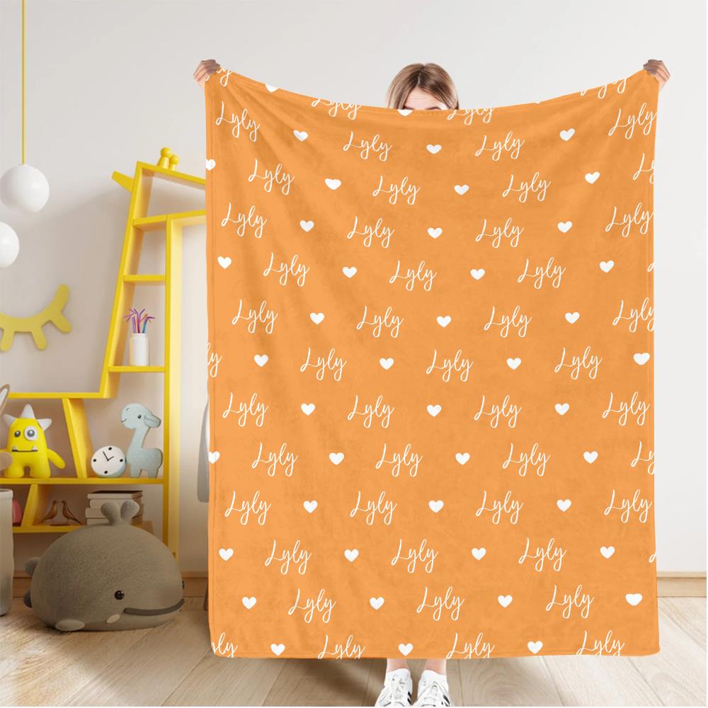 Personalized Name Blanket for Your Daughter, Customized Name Baby Blankets for Girls, Baby Name Blanket, Baby Blanket With Name