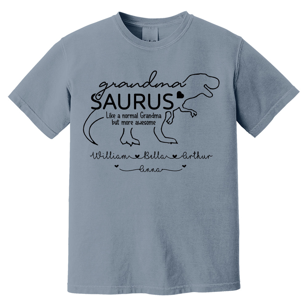 Personalized GrandmaSaurus Shirts - Custom Grandma With Grandkids Name - Mother's Day Gift