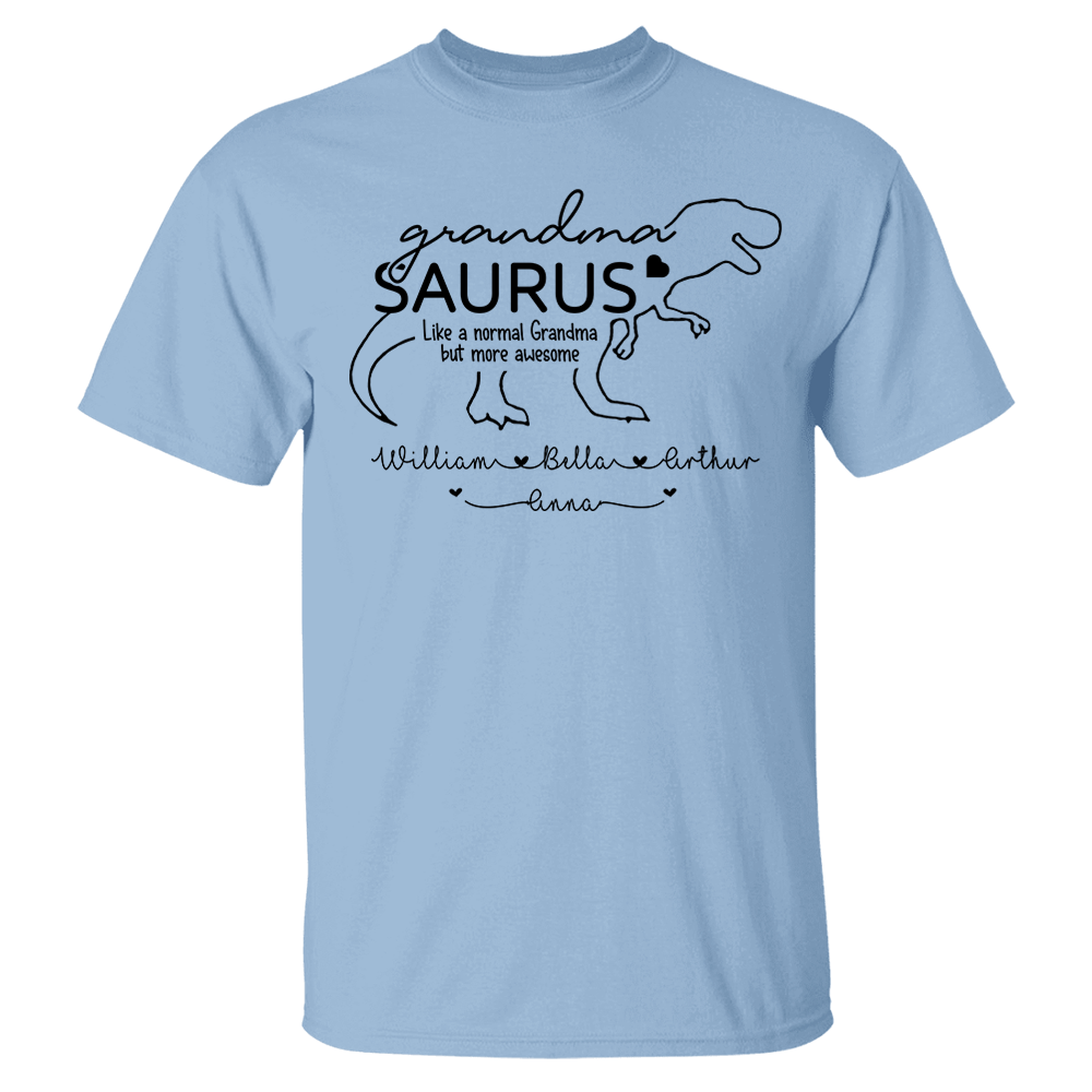 Personalized GrandmaSaurus Shirts - Custom Grandma With Grandkids Name - Mother's Day Gift