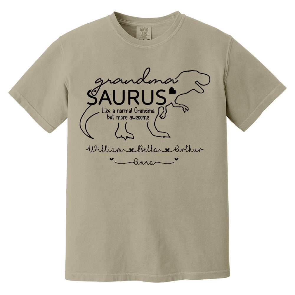Personalized GrandmaSaurus Shirts - Custom Grandma With Grandkids Name - Mother's Day Gift