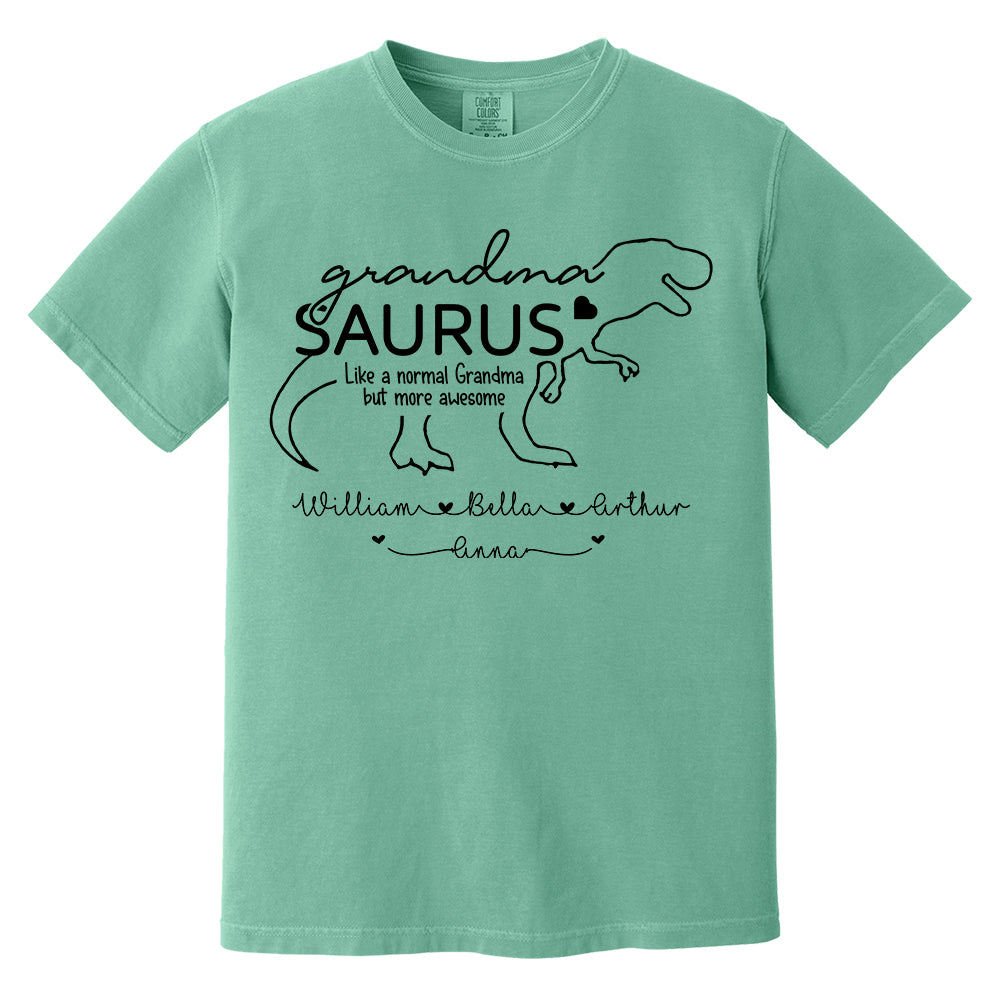 Personalized GrandmaSaurus Shirts - Custom Grandma With Grandkids Name - Mother's Day Gift