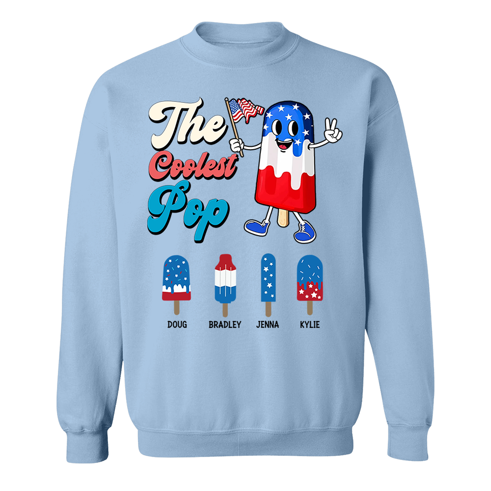 The Coolest Pop Custom T-Shirt, 4th of July Shirt -
