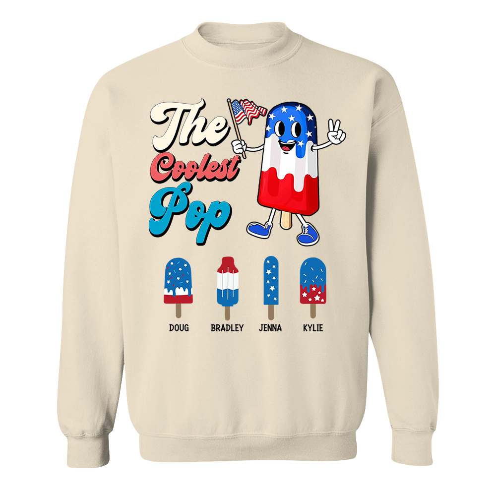 The Coolest Pop Custom T-Shirt, 4th of July Shirt -