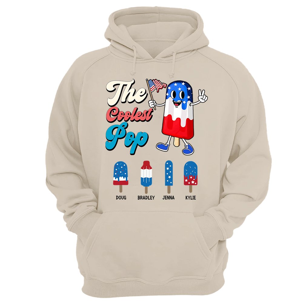 The Coolest Pop Custom T-Shirt, 4th of July Shirt -