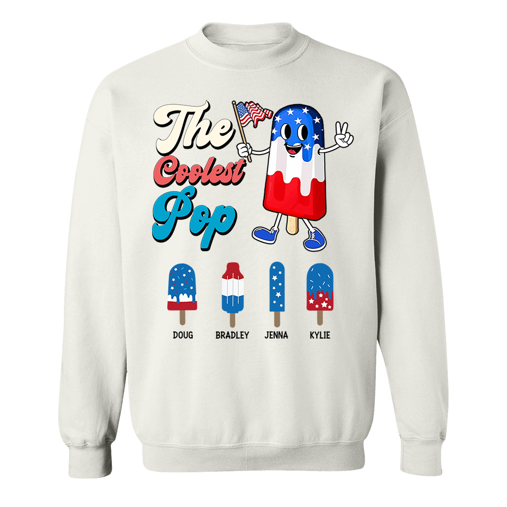 The Coolest Pop Custom T-Shirt, 4th of July Shirt -