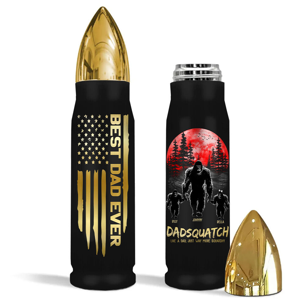 Papasquatch, Like A Grandpa, Just Way More Squatchy - Personalized Bullet Tumbler