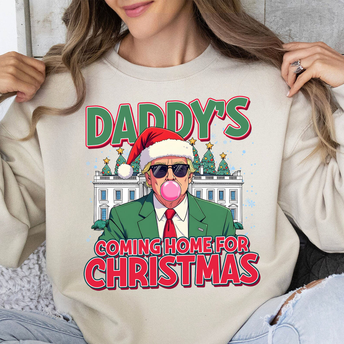 Daddy Coming Home For Christmas Shirt