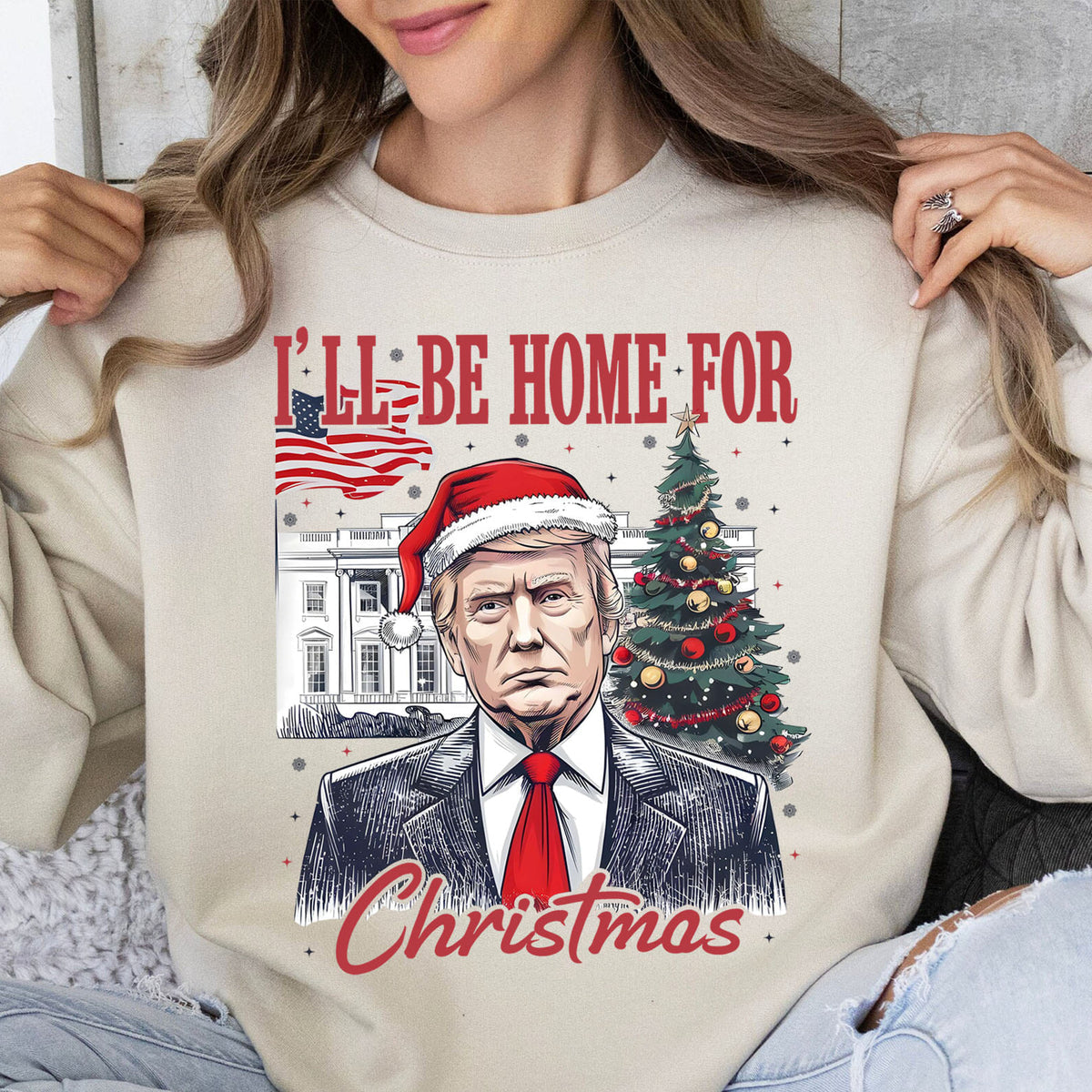I'll Be Home For Christmas Shirt