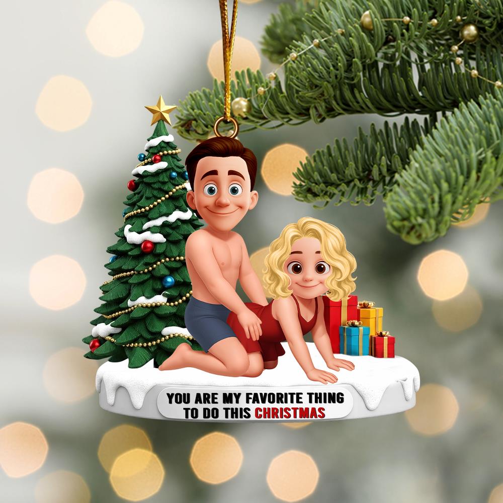 Naughty Couple I F**king Love You Ornament Personalized Gifts For Couple Nh00