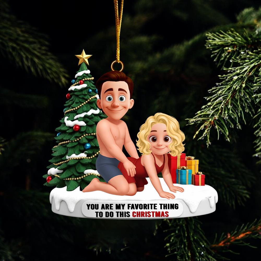 Naughty Couple I F**king Love You Ornament Personalized Gifts For Couple Nh00