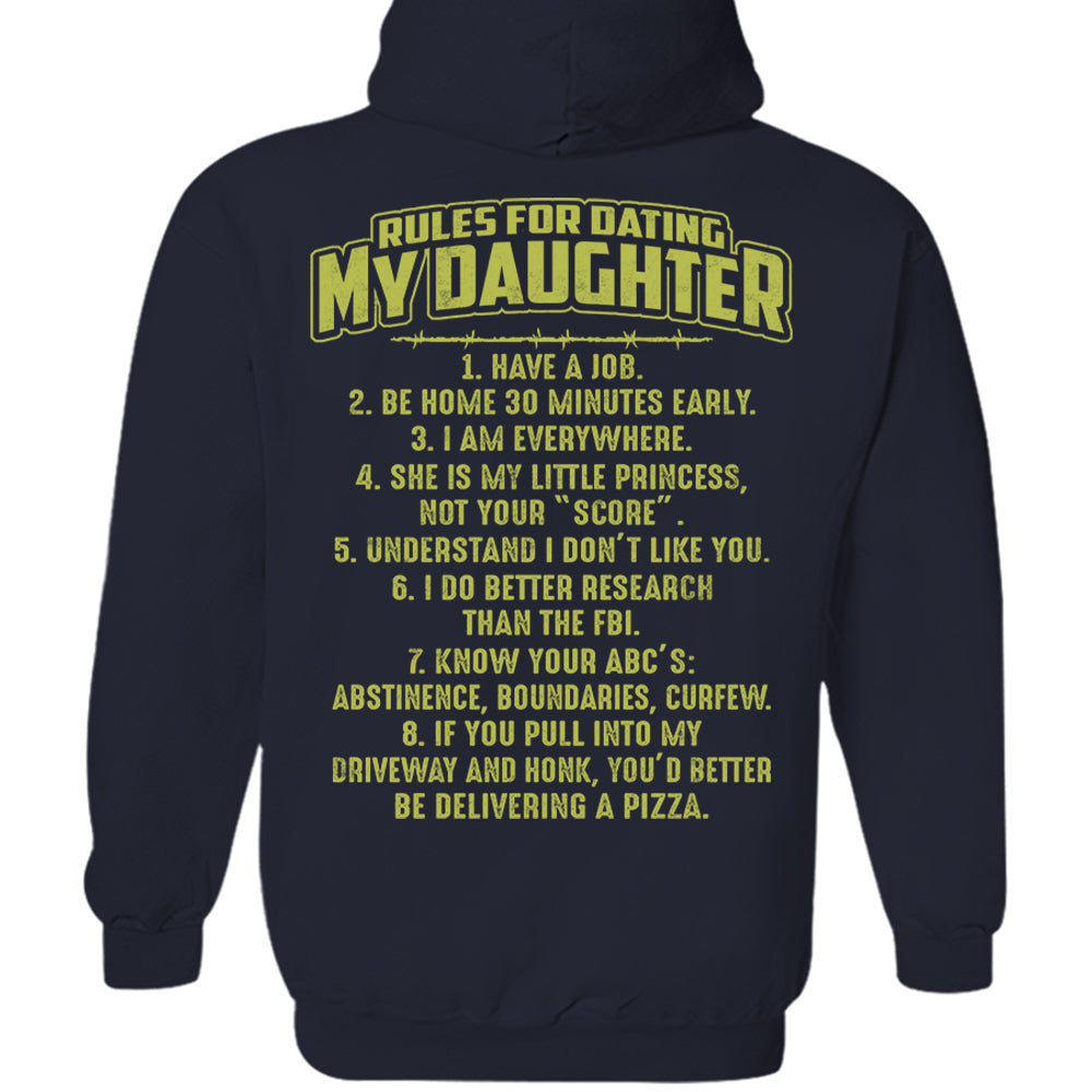 Rules For Dating My Daughter Shirt Perfect Gift For Daughter