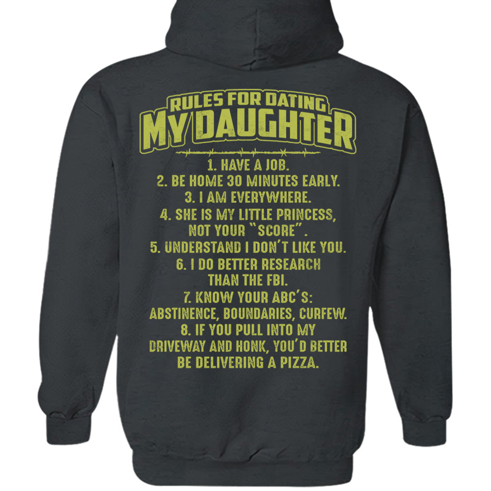 Rules For Dating My Daughter Shirt Perfect Gift For Daughter