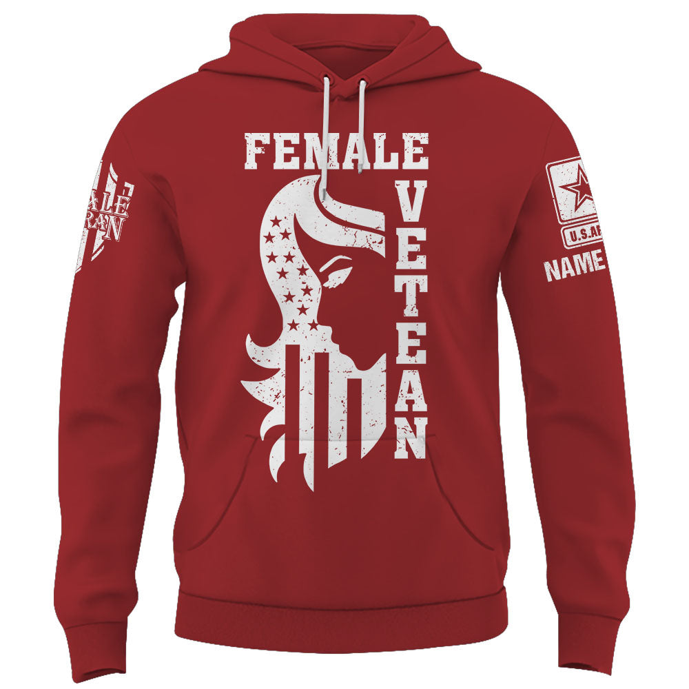 Personalized Shirt Female Veteran Custom All Branch Mom Grandma Veteran K1702