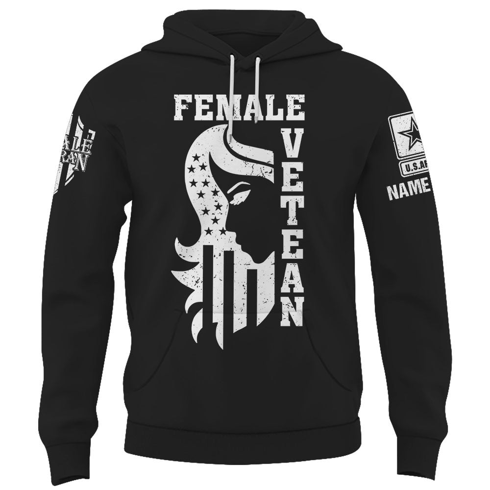 Personalized Shirt Female Veteran Custom All Branch Mom Grandma Veteran K1702