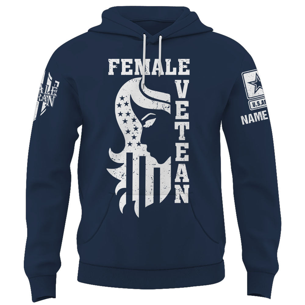 Personalized Shirt Female Veteran Custom All Branch Mom Grandma Veteran K1702