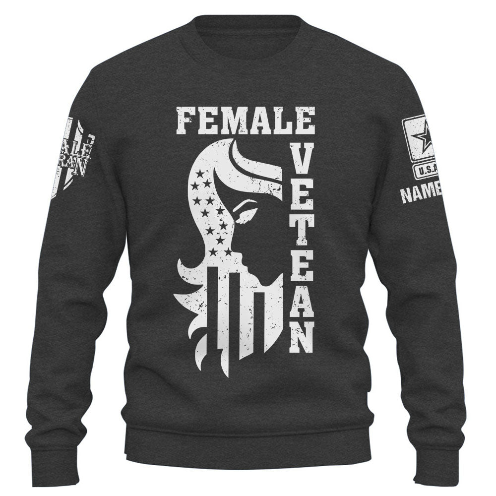 Personalized Shirt Female Veteran Custom All Branch Mom Grandma Veteran K1702