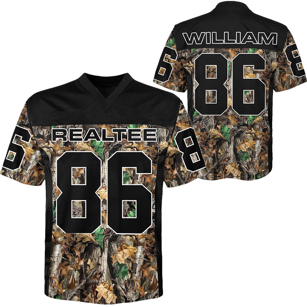Football Jersey Camo Custom Gift For Deer Hunter Hunting Jersey H2511
