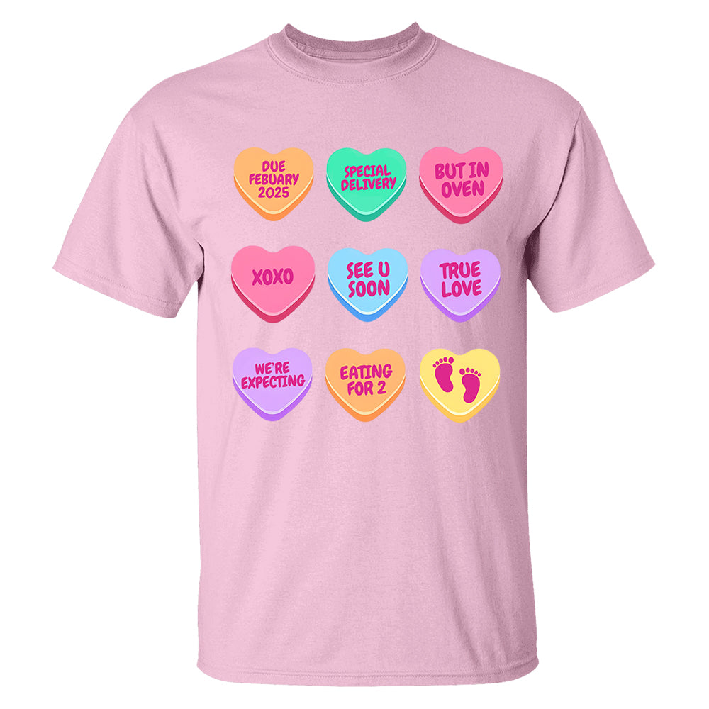 Valentine's Day Pregnancy Announcement Shirt, Valentine Baby Announcement, Valentine Baby Shower, Valentine Pregnancy Shirt, Expecting Gift Tu20