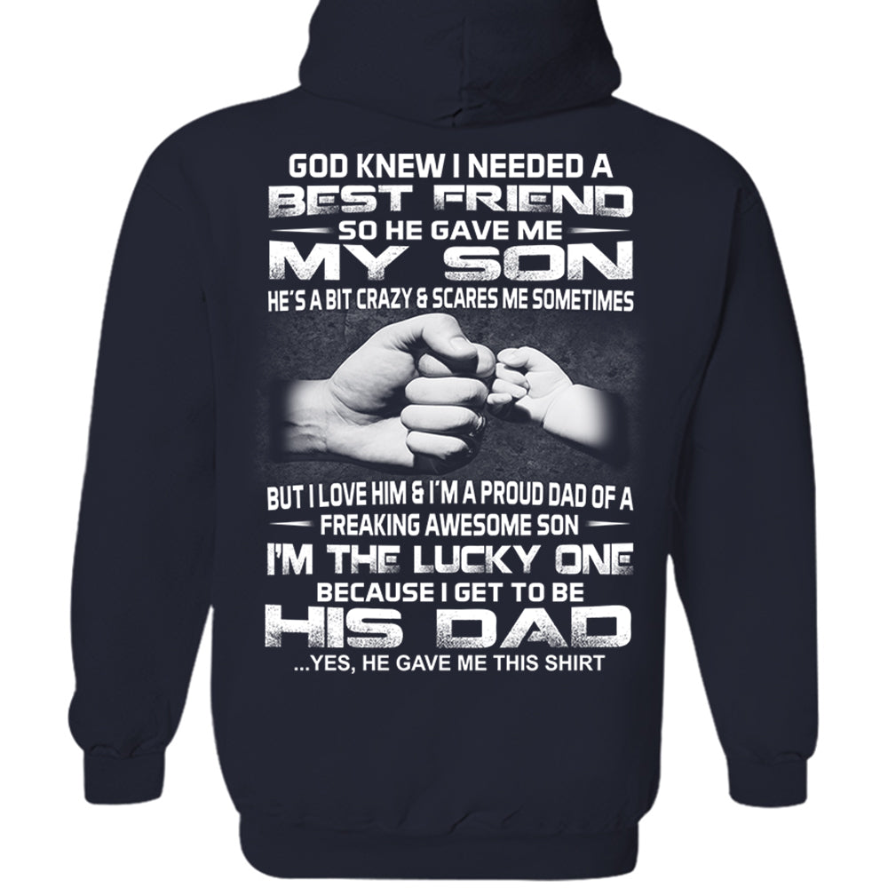 God Gave Me My Best Friend My Son Shirt Shirt Perfect Gift For Dad