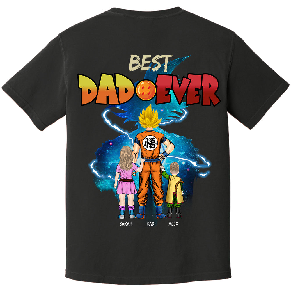 Best Dad Ever, Personalized Shirt, Dragon Dad Custom Shirt Gift For Father's Day T1807 Li29