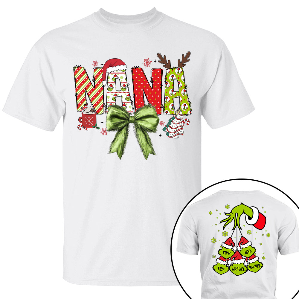 Personalized Mimi Christmas Sweatshirt, Christmas Gigi Grandma Gift Sweatshirt, Nana Mimi Christmas Shirt Tu20