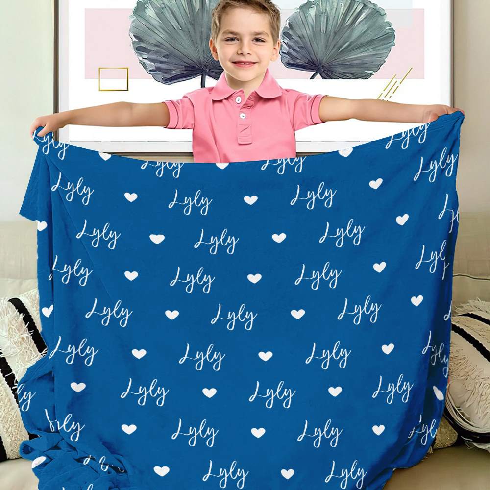 Personalized Name Blanket for Your Daughter, Customized Name Baby Blankets for Girls, Baby Name Blanket, Baby Blanket With Name