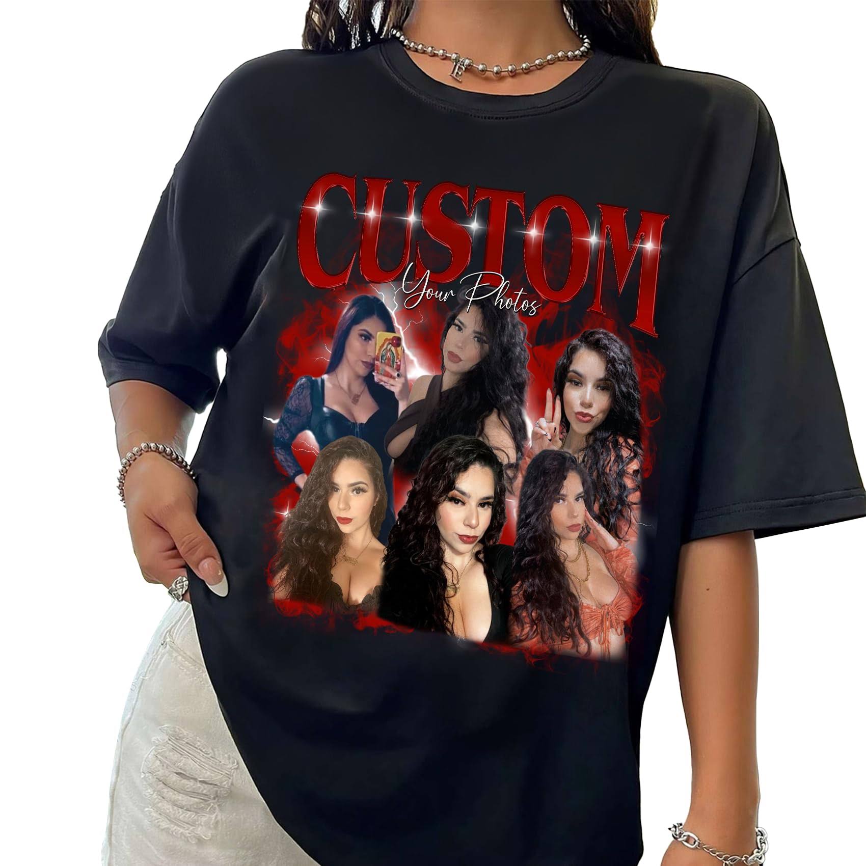 Pet Custom Vintage Washed Shirt Custom Cat Graphic Unisex T-Shirt