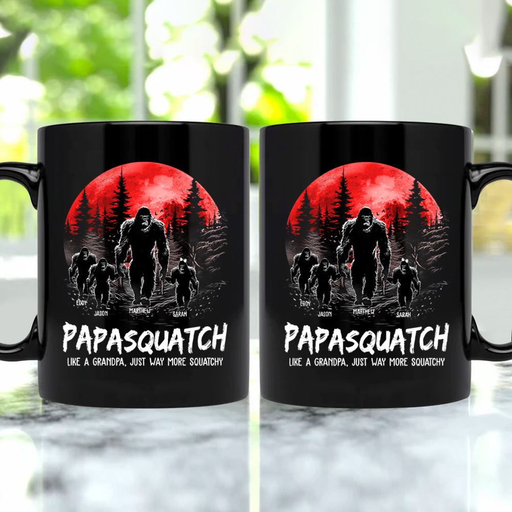 Papasquatch, Like A Grandpa, Just Way More Squatchy - Personalized Mug