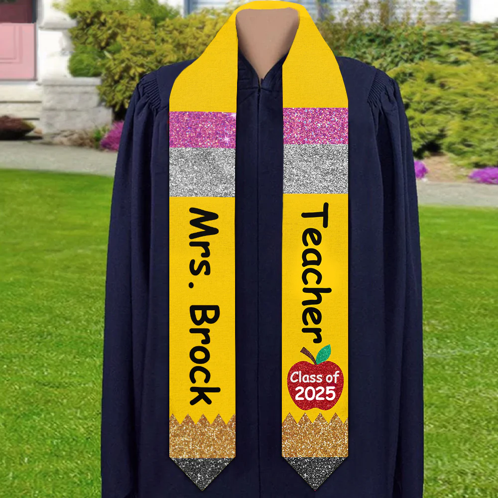 Class of 2026 Teacher Pencil Graduation Stole Best Gift For Teacher Gr –  InterestPod