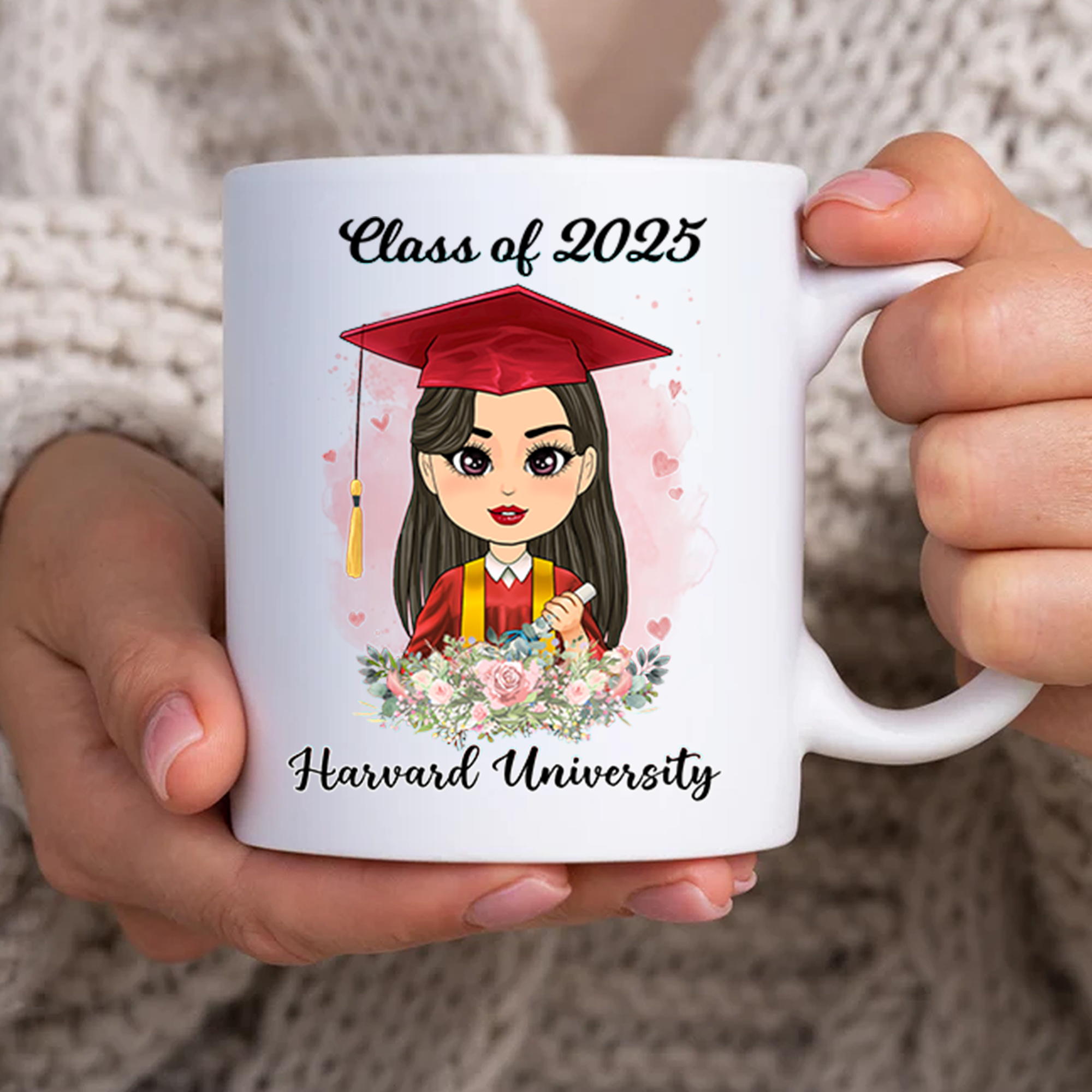 Nothing Can Stop Me Class Of 2025 Personalized Mug Graduation Gift K1702