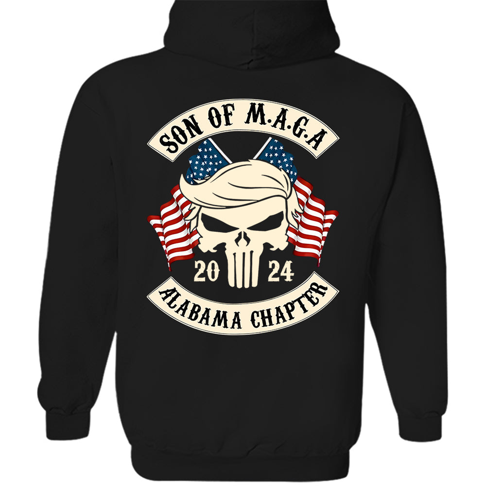 Sons of M-A-G-A US Chapter Back Print Personalized Shirt
