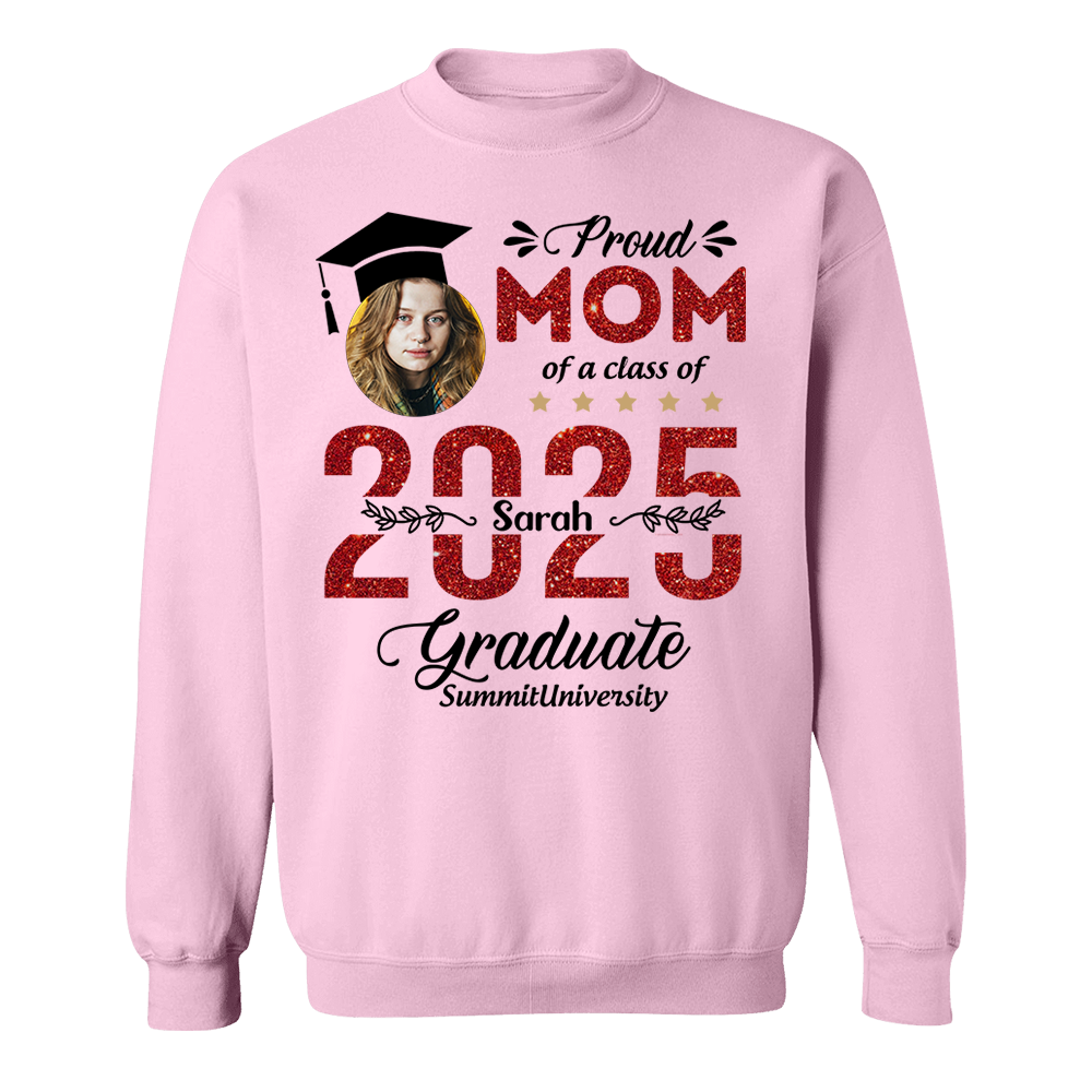 Proud Family Of 2025 Graduation Shirt, Personalized Shirt For Graduation M2204