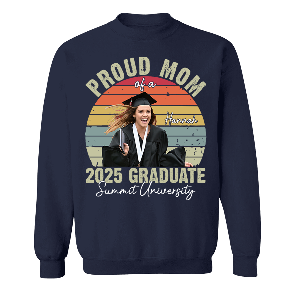 Personalized Graduation Shirt, Custom Photo For Family Member