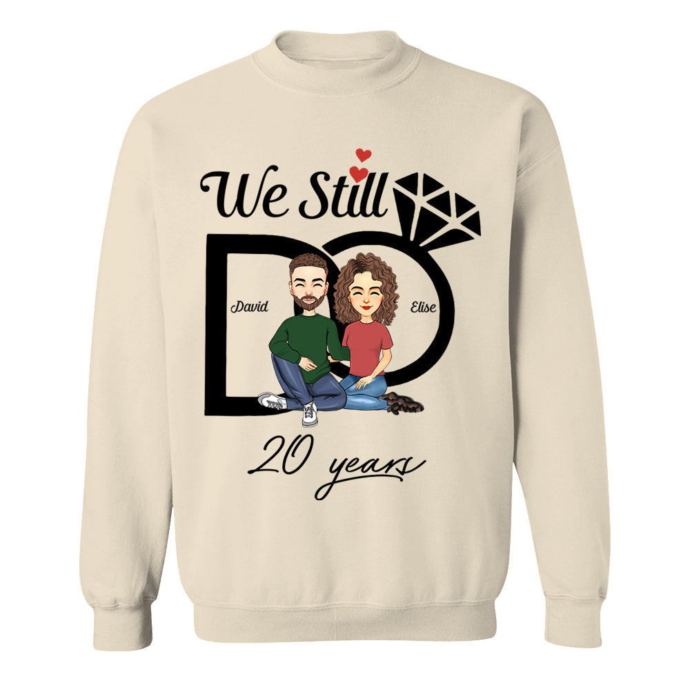We Still Do Shirt - Wedding Anniversary T-shirts, Custom Year Custom Name Shirts