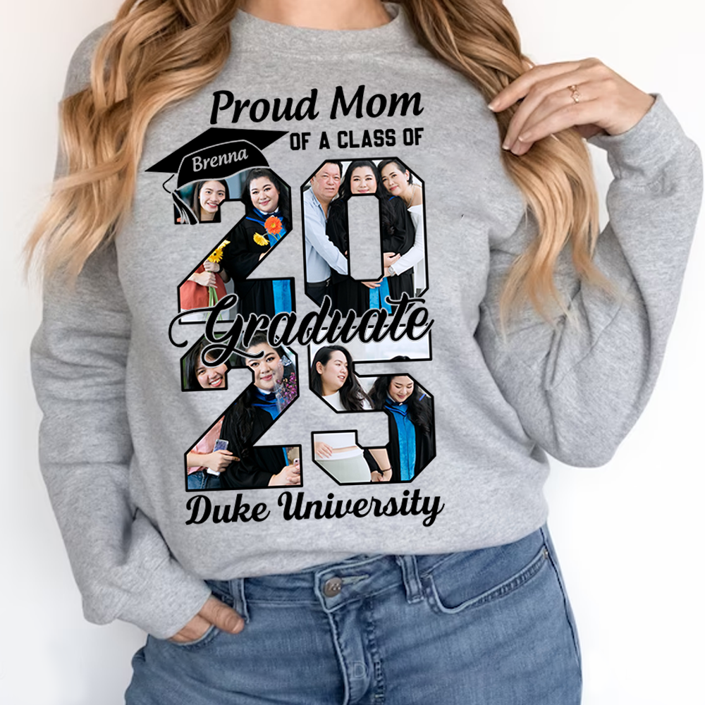 Personalized Graduation Shirts Proud Family Graduate 2025 Graduate Pictureand Photo Class Of 2025 Senior Family Shirt K1702