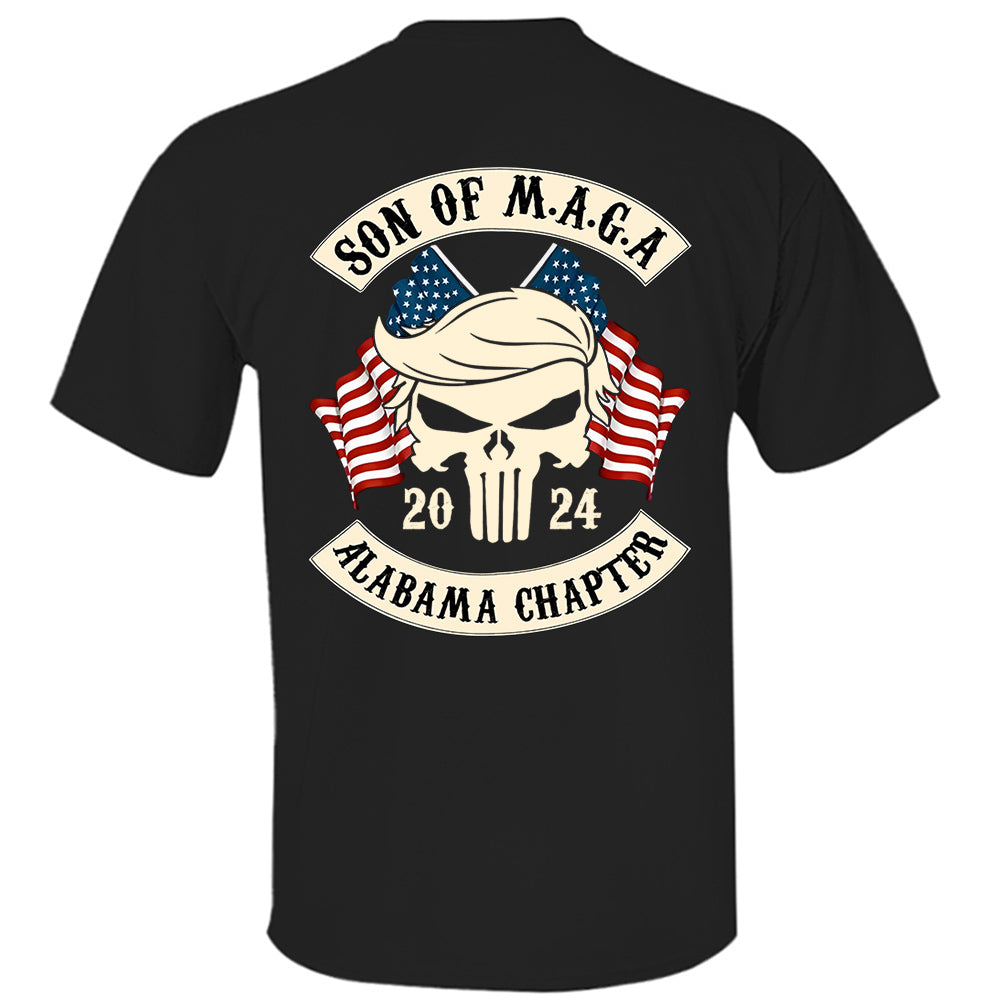 Sons of M-A-G-A US Chapter Back Print Personalized Shirt