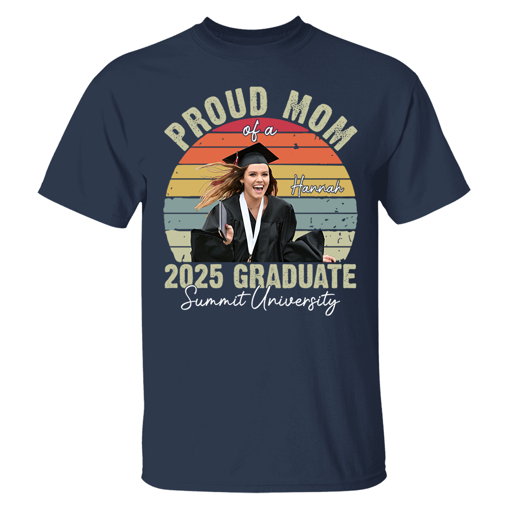 Personalized Graduation Shirt, Custom Photo For Family Member