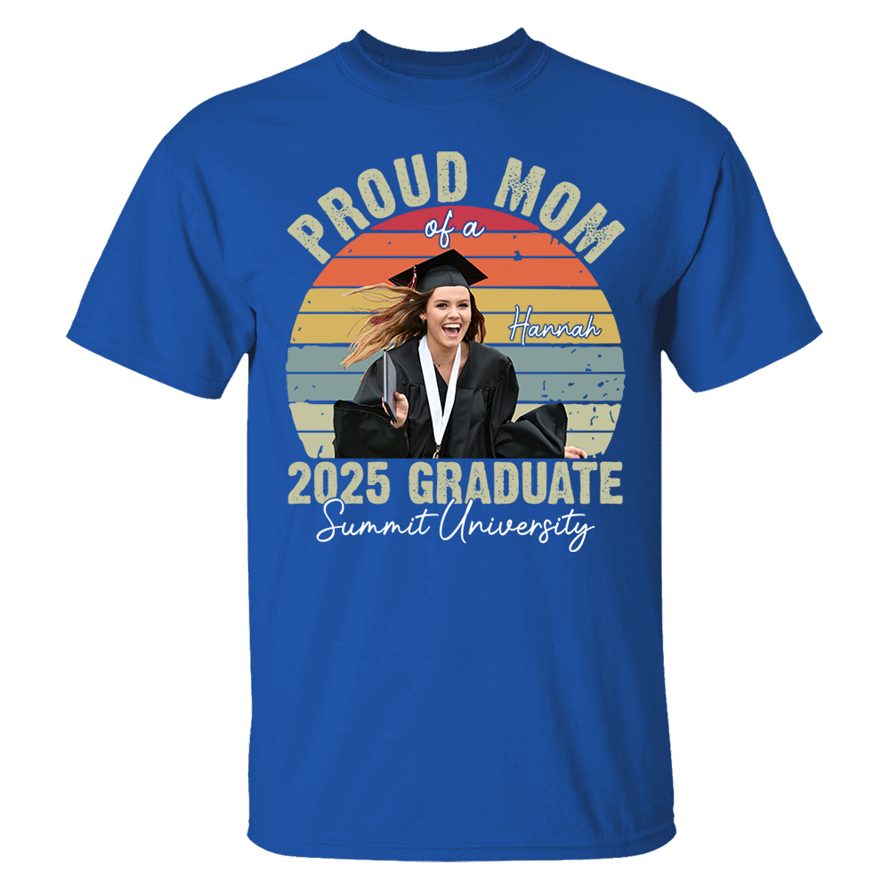 Personalized Graduation Shirt, Custom Photo For Family Member