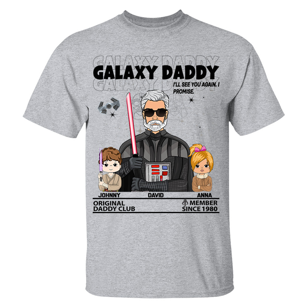 Galaxy Daddy - The Original Daddy Club Custom Shirt For Dad - Father's Day Gift - Birthday Gift For Him