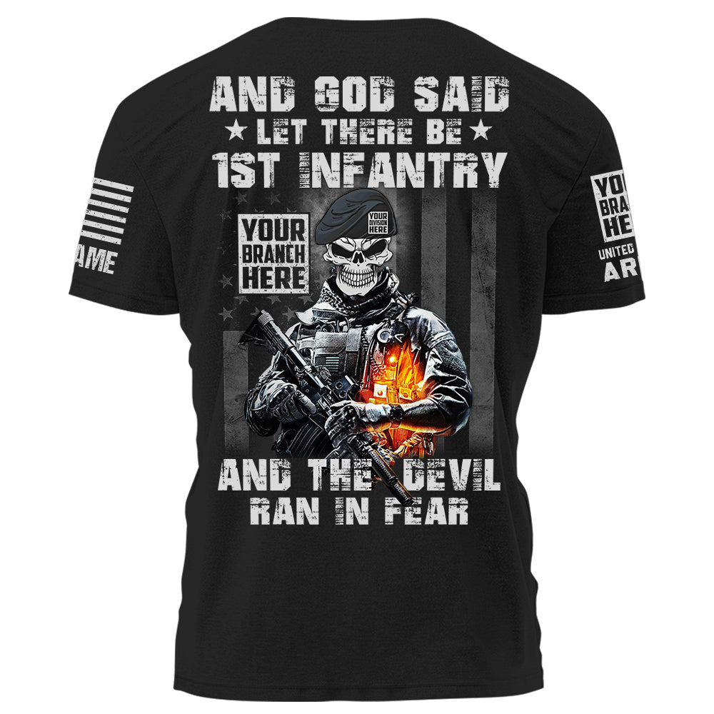 Personalized Shirt And God Said Let There Be Marines Gift For Veteran K1702